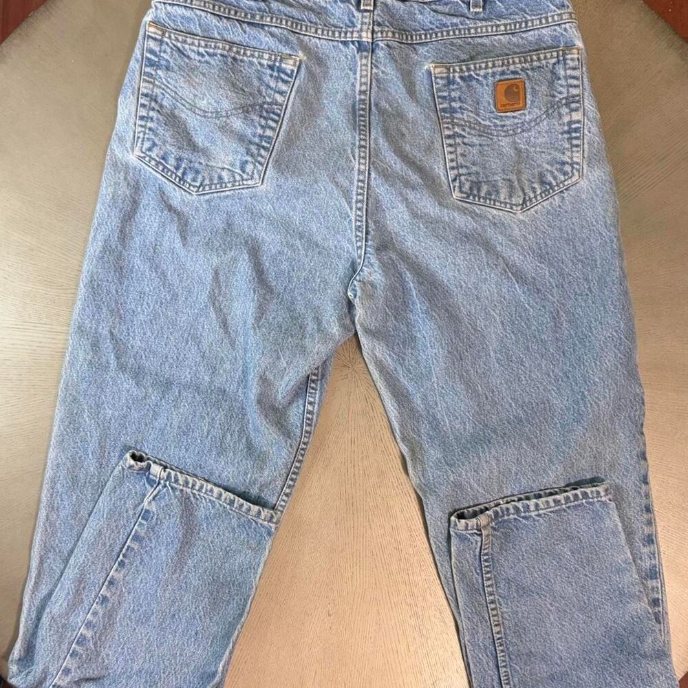 Vintage 2002 Y2K Carharrt Relaxed Fit Straight Leg Jeans Mens 38x34 Distressed